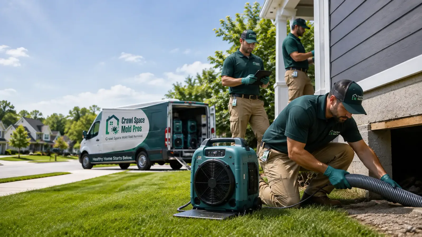 Crawl Space Mold Removal in Truman, MN